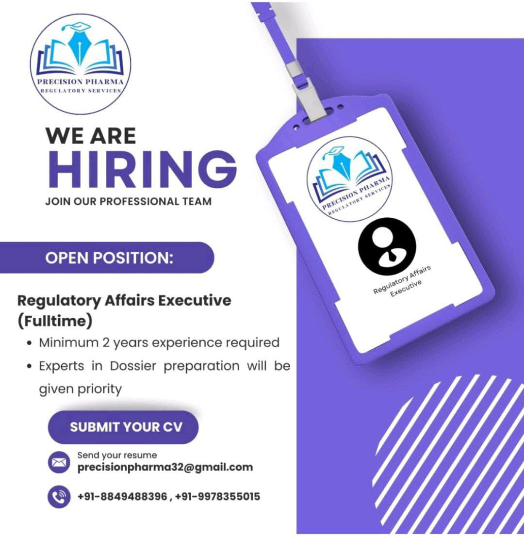 Pharma job Alert 