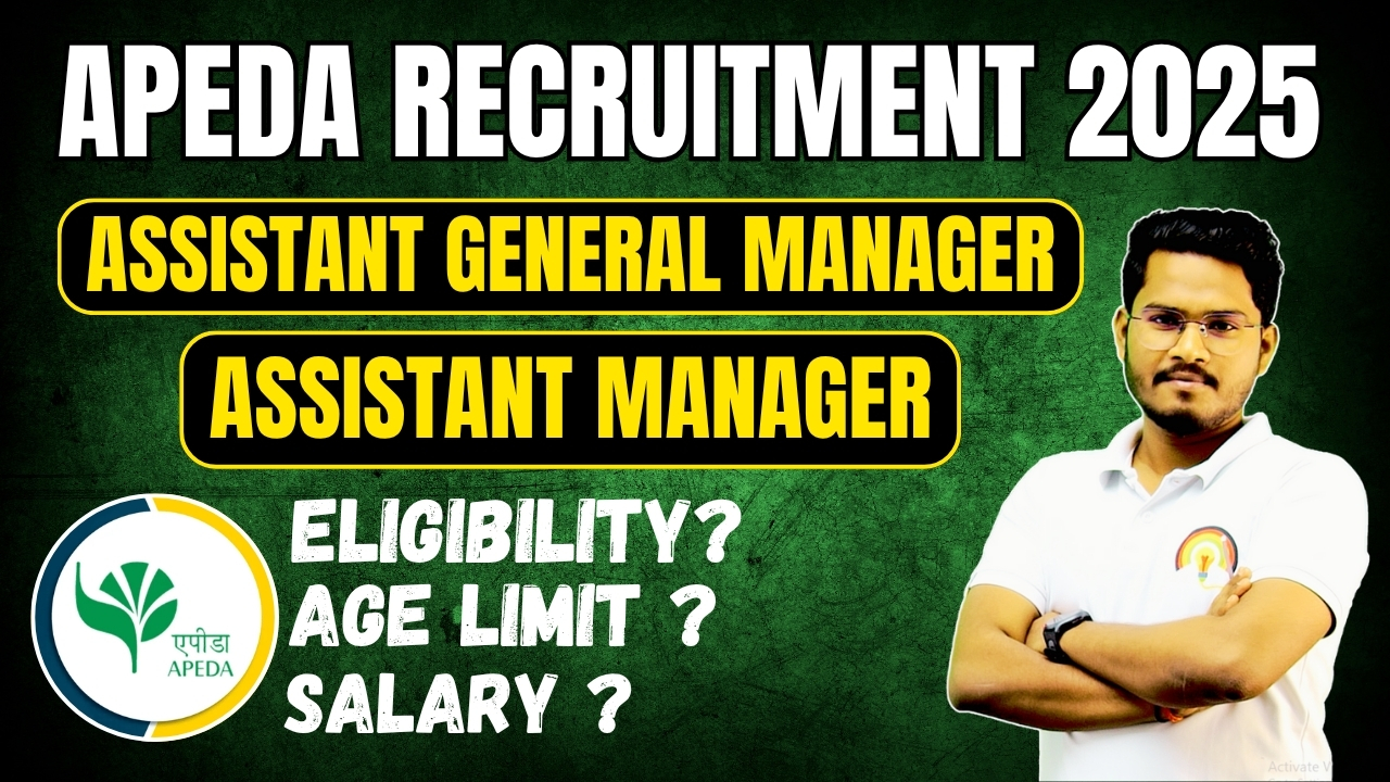 APEDA AGM & AM RECRUITMENT 2025