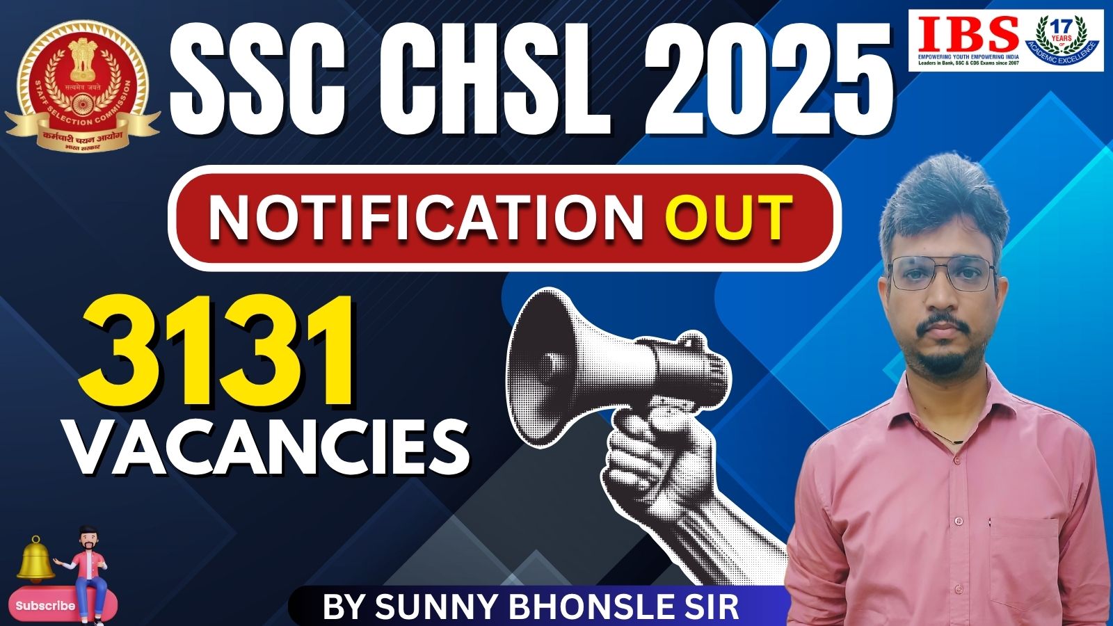 SSC CHSL Notification 2025