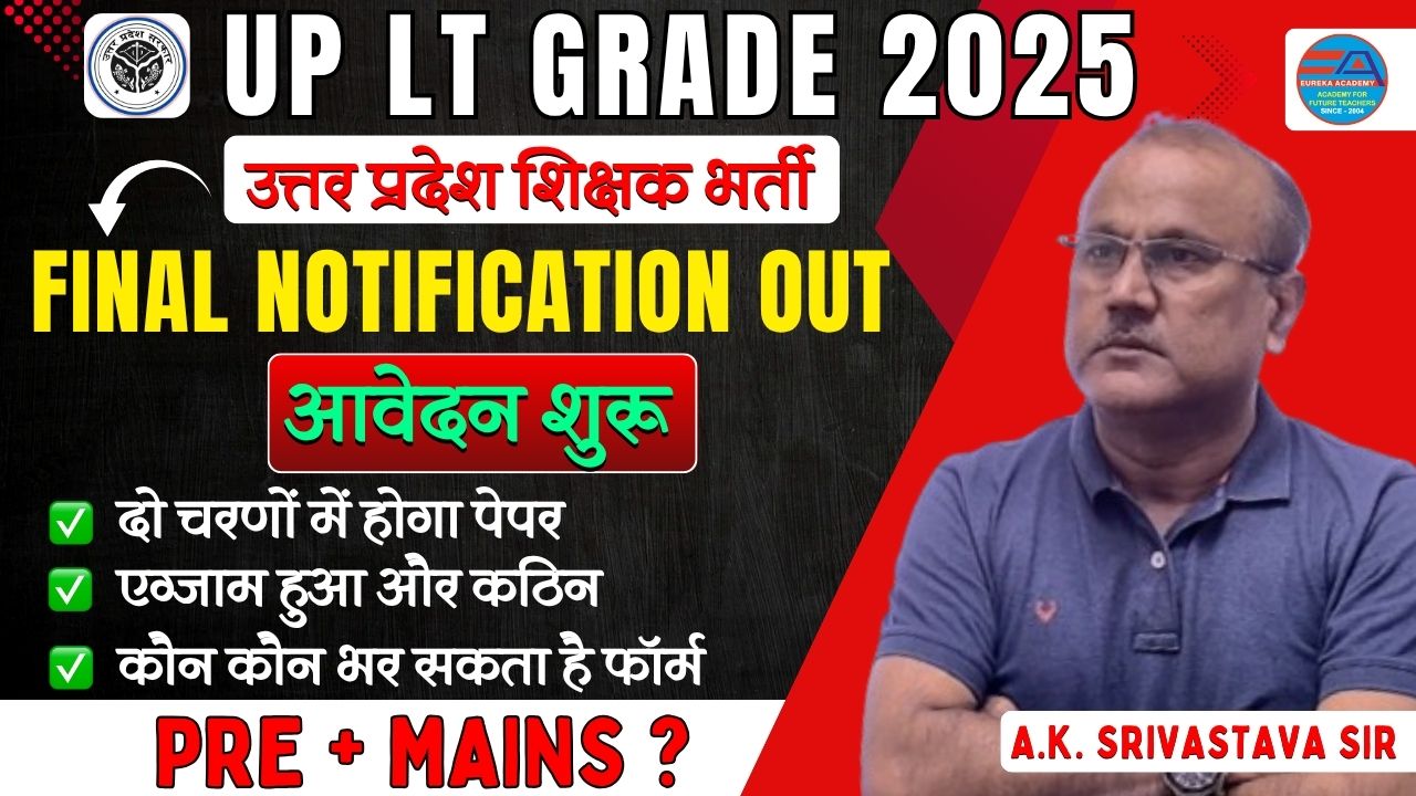 UP LT Grade Final Notification Out 2025 | आवेदन शुरू | Teacher Eligibility, Age | teacher vacancy