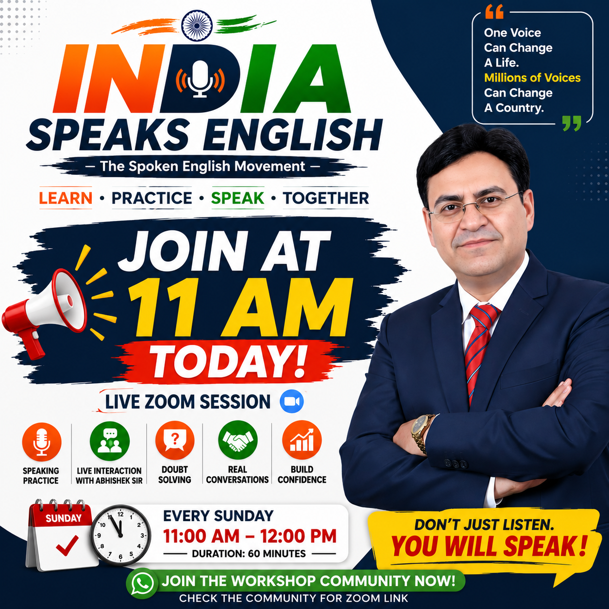 India Speaks English Movement