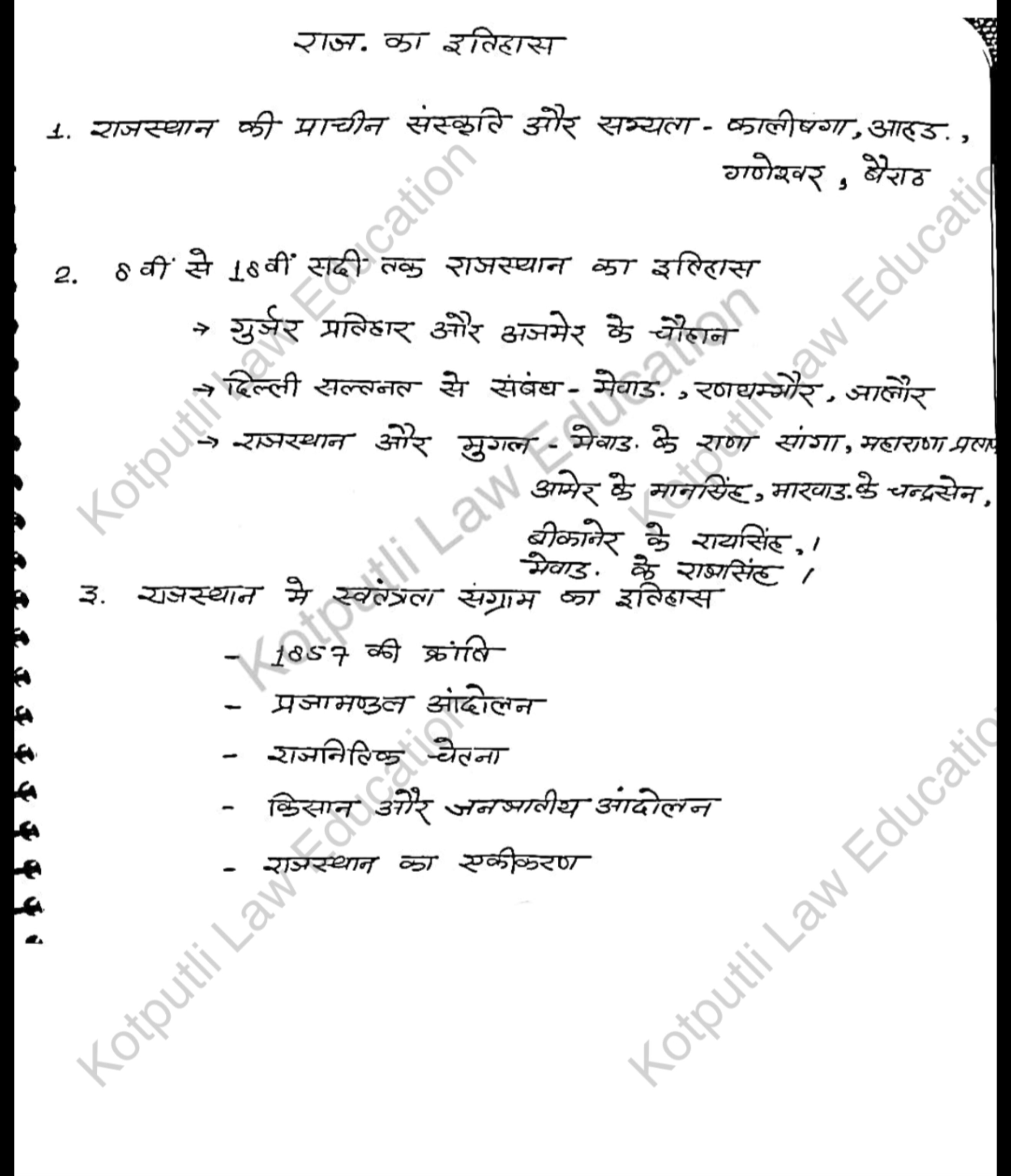 Raj history hindi