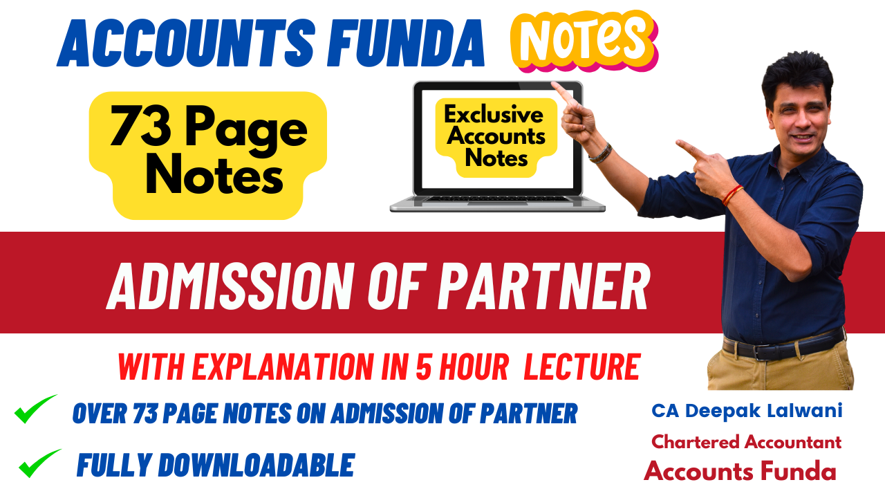 Admission of Partner 73 Slides by Accounts Funda