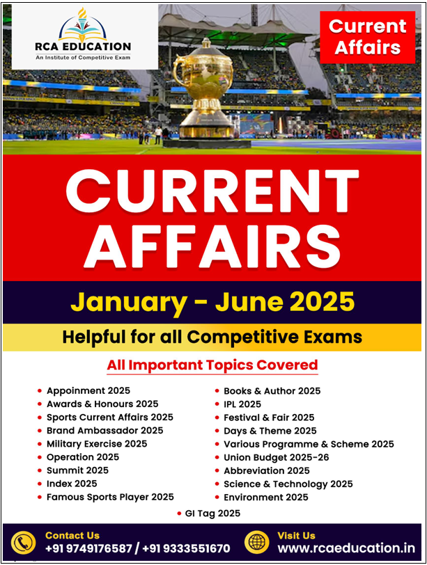 HALF YEARLY CURRENT AFFAIRS 2025