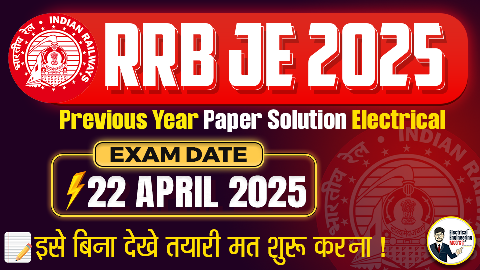 RRB JE CBT 2 PYQ 22 April 2025 Second Shift 100Q with solution