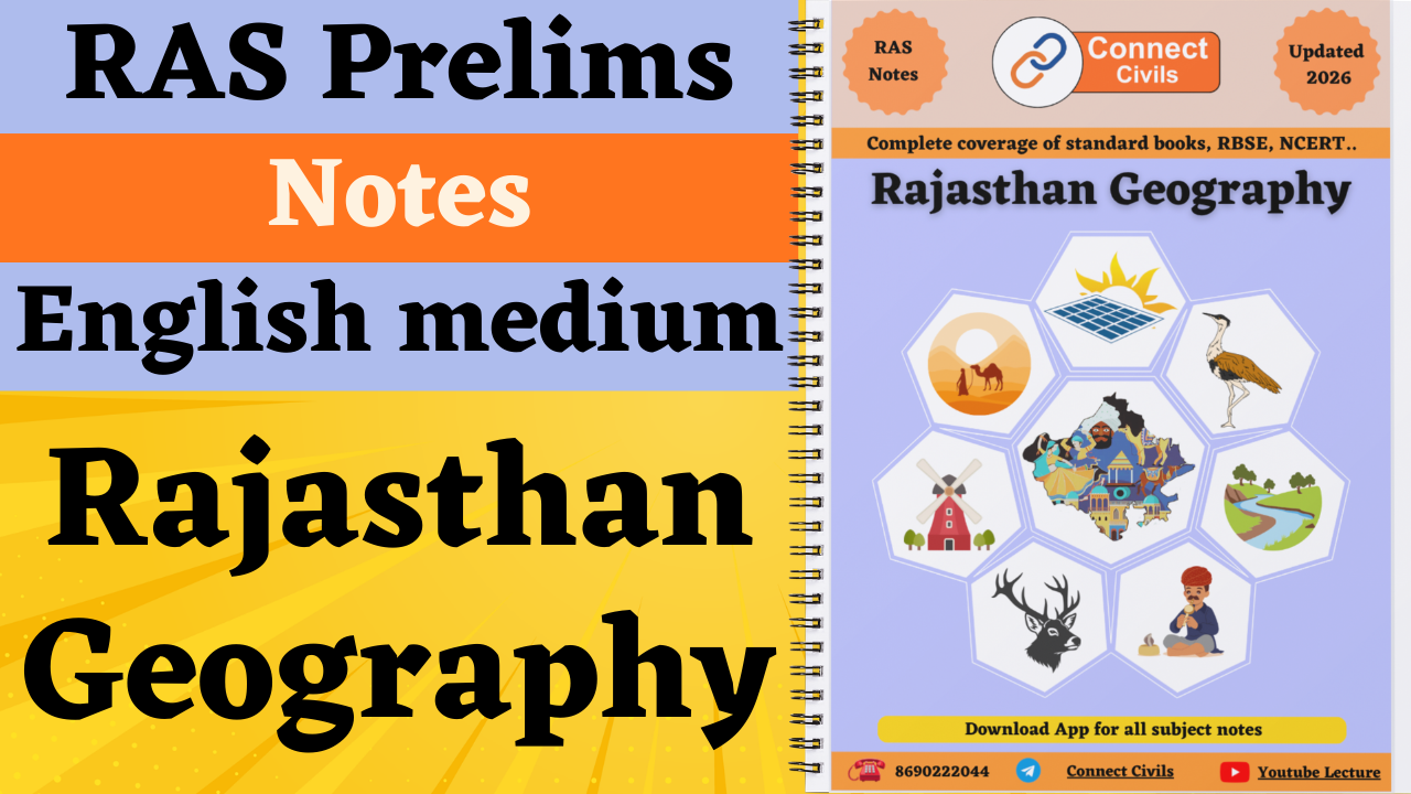 Rajasthan Geography 2026 English