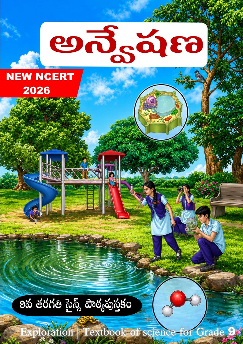 New NCERT 2026 9th class telugu medium