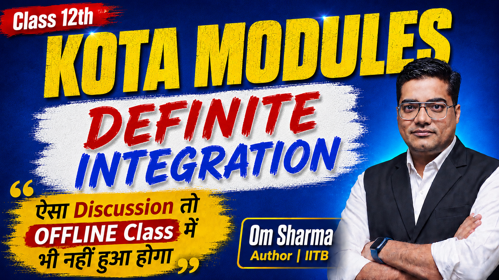 12th Definite Integration Kota Module with video Solution by OM Sir