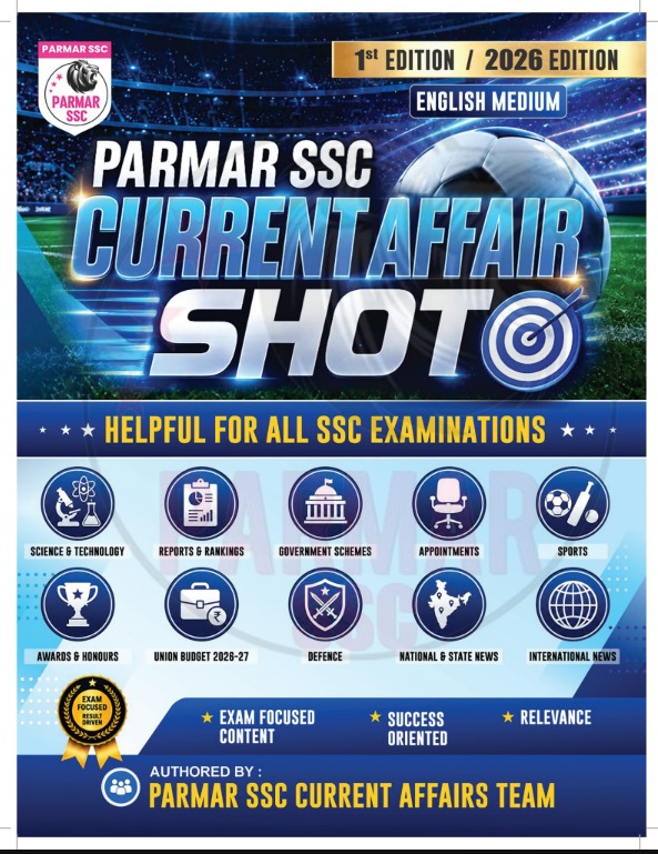 PARMAR SSC CURRENT AFFAIRS SHOT 1st EDITION | ENGLISH 