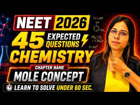 RE -NEET 2026 CH 1 MOLE CONCEPT EXPECTED QUESTIONS 