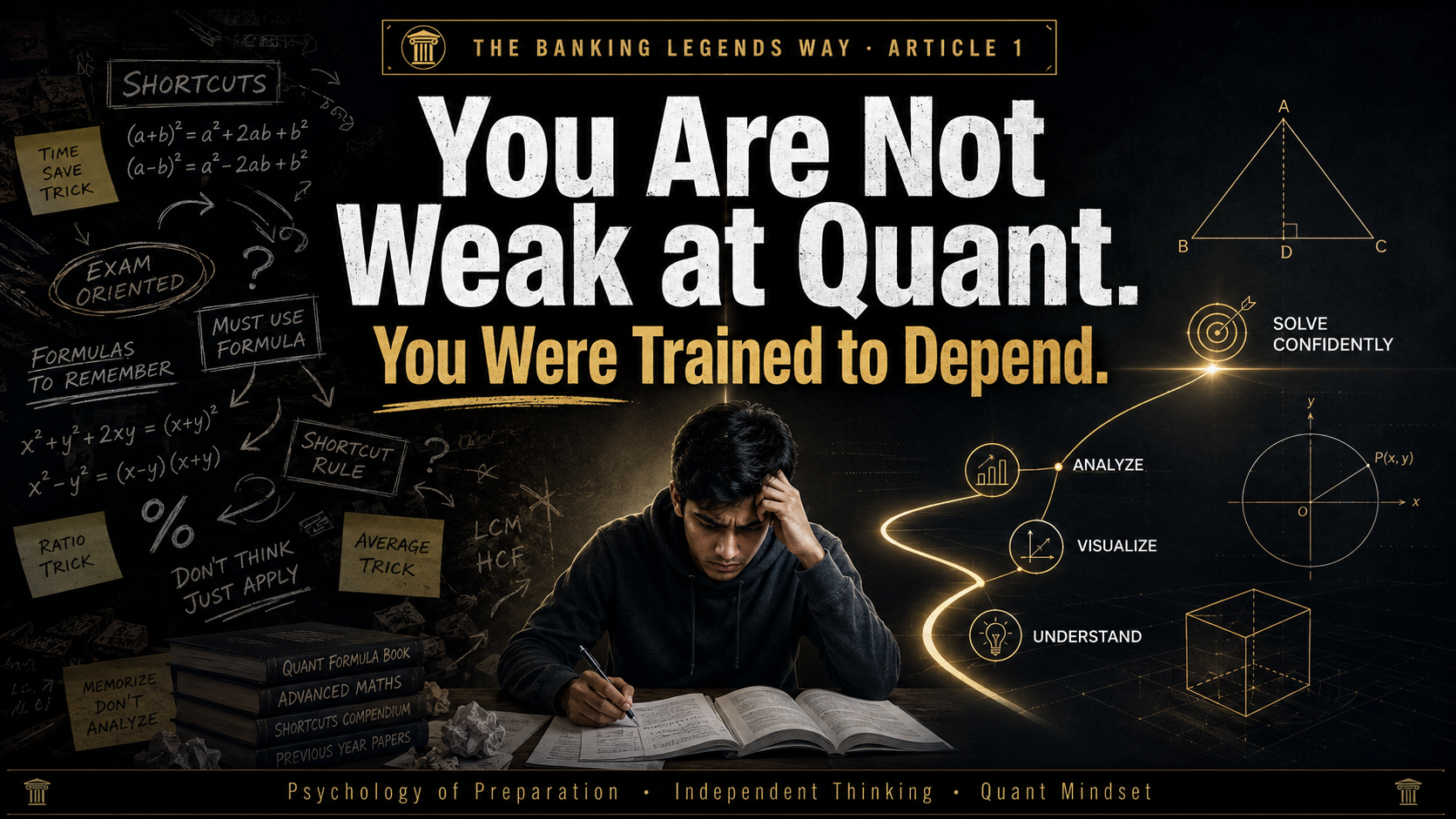 You Are Not Weak at Quant — You Were Trained to Depend