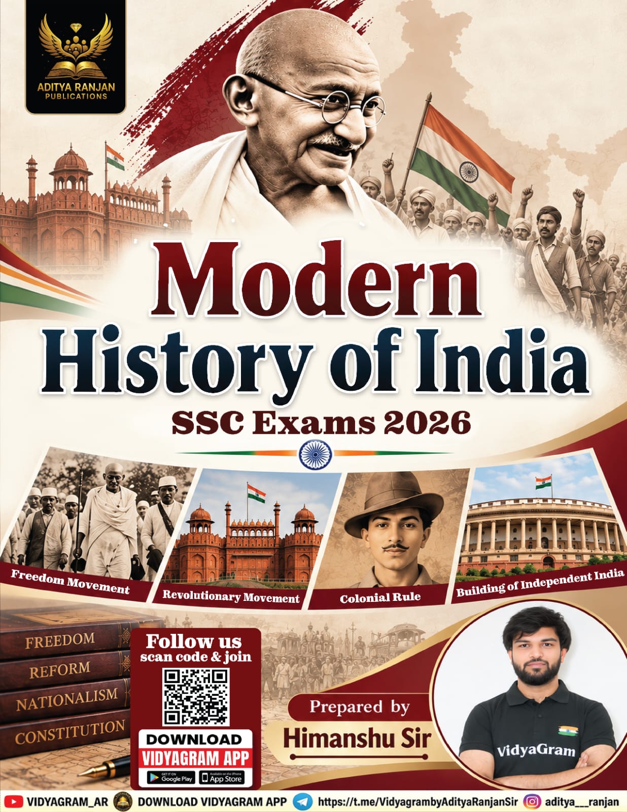 MODERN HISTORY ENGLISH BY HIMANSHU SIR