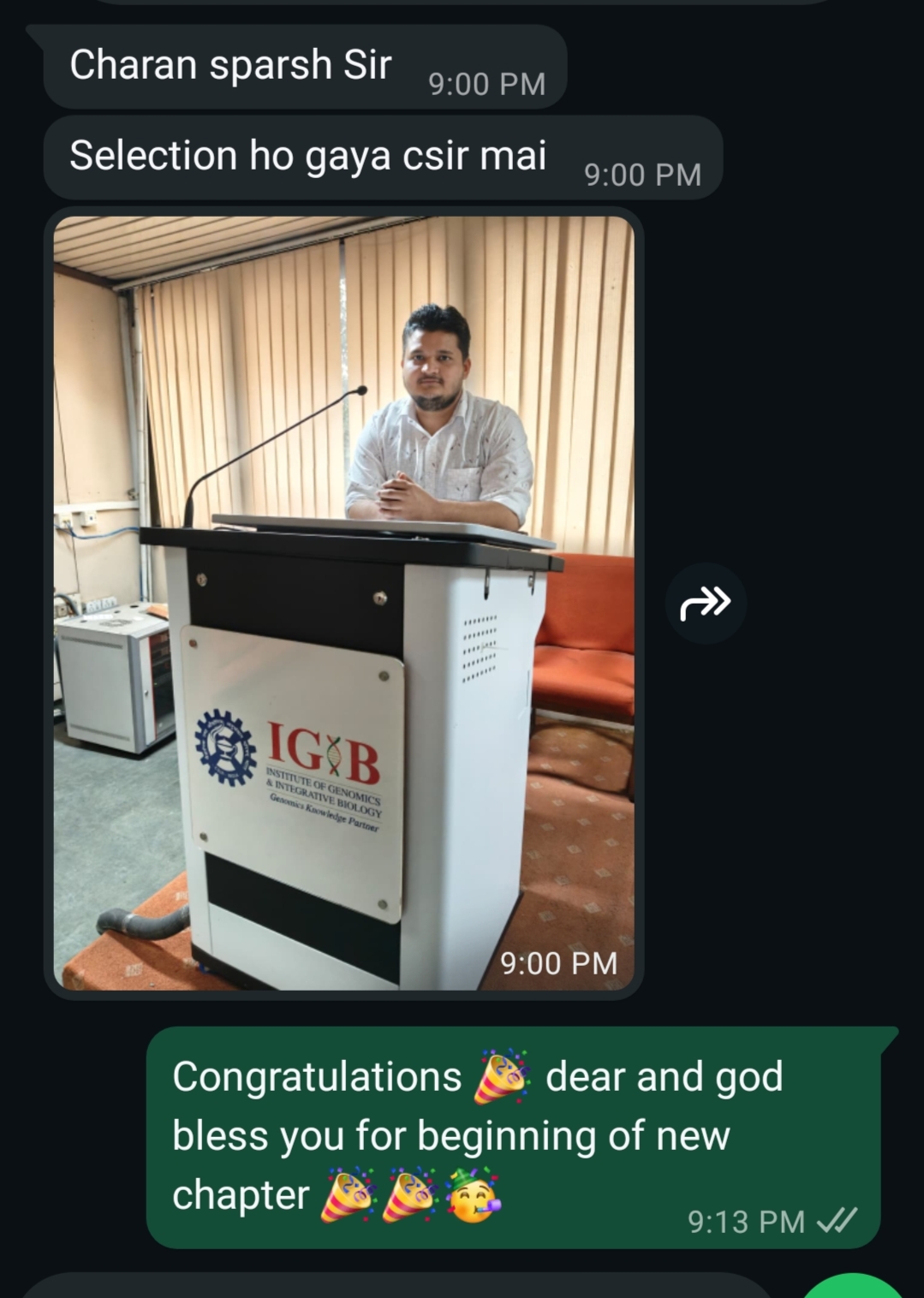 Prabhat Mishra got Selection in CSIR