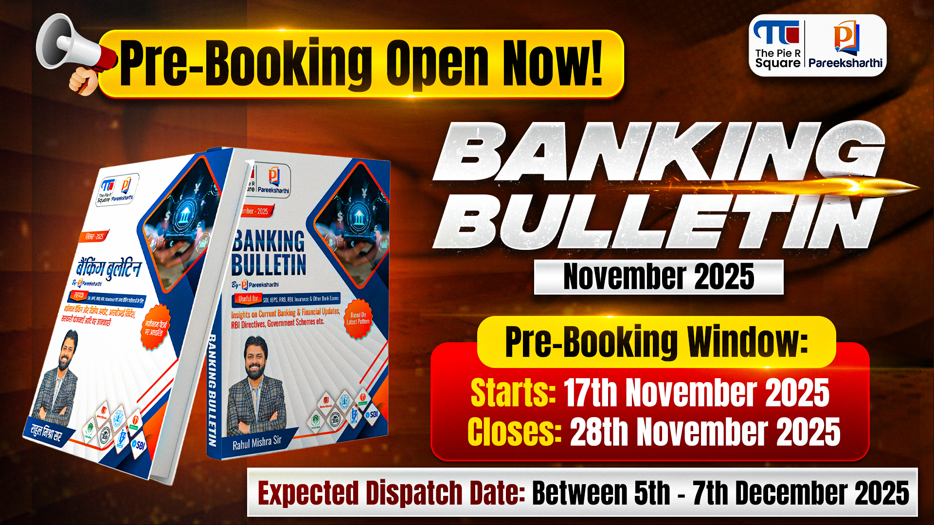 Banking Bulletin : Pre Booking (November 2025)