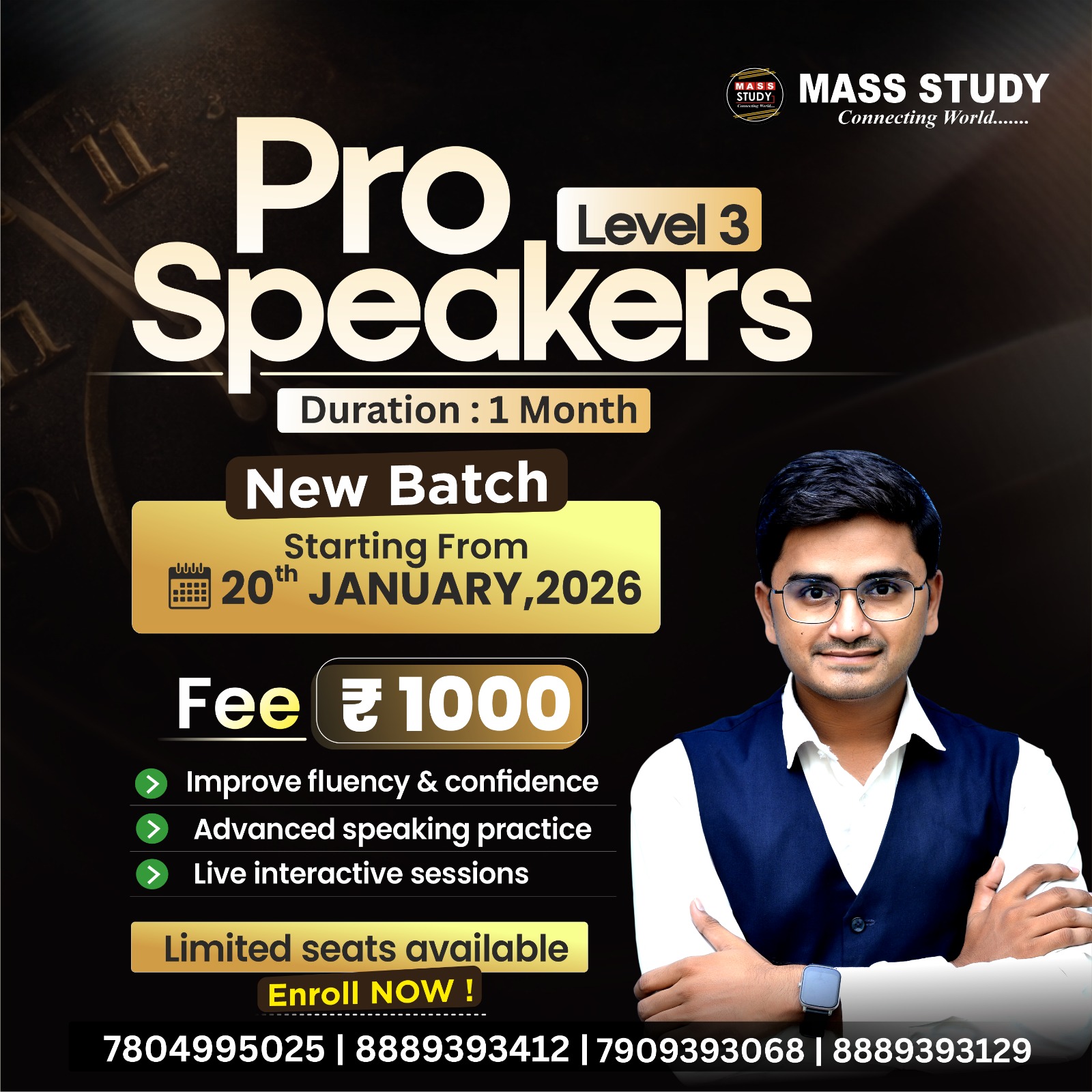 Pro Speakers ~ New Batch Starts From 20 January 2026