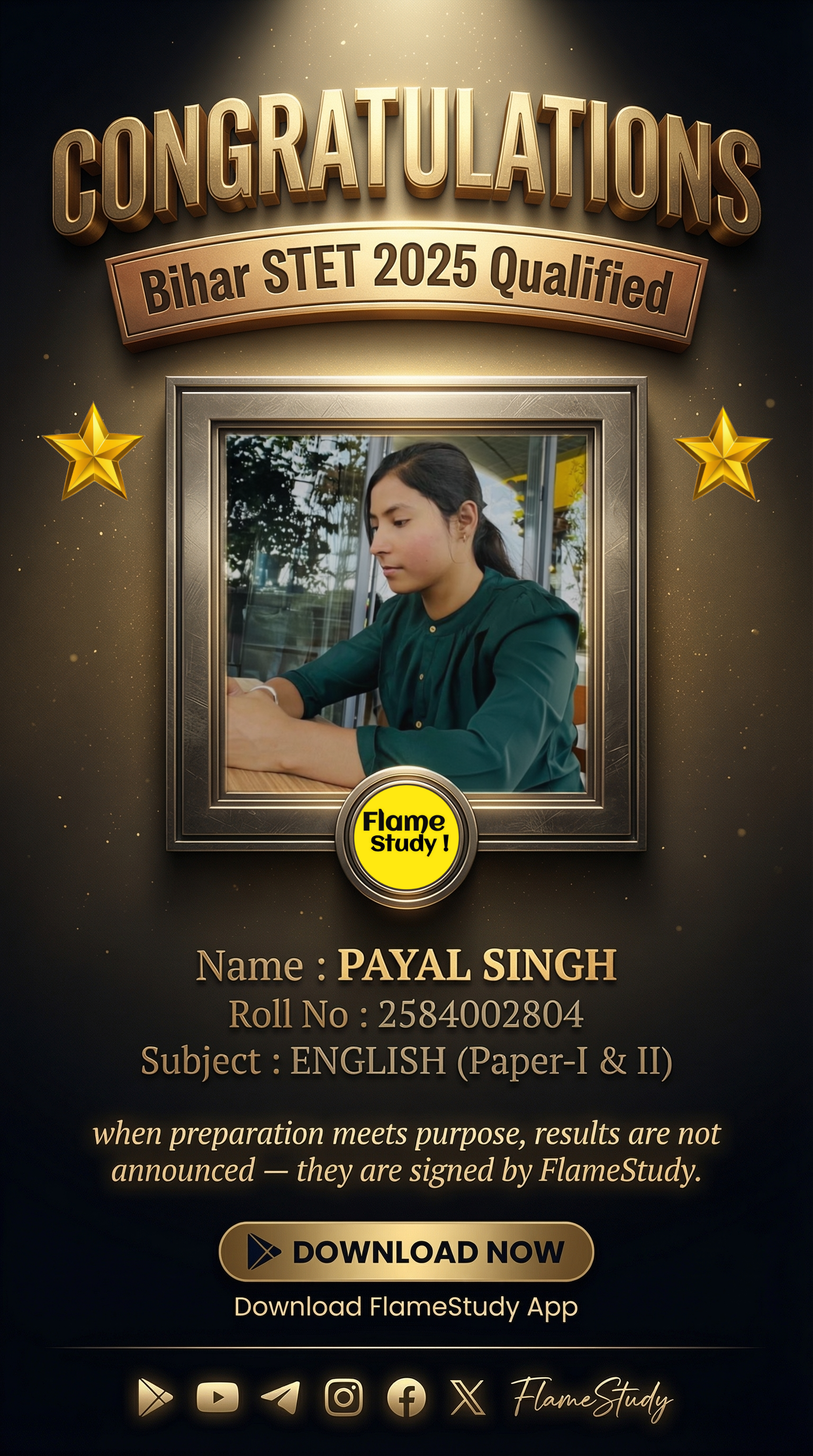 From Aspirant to Achiever ✨ | FlameStudy Success