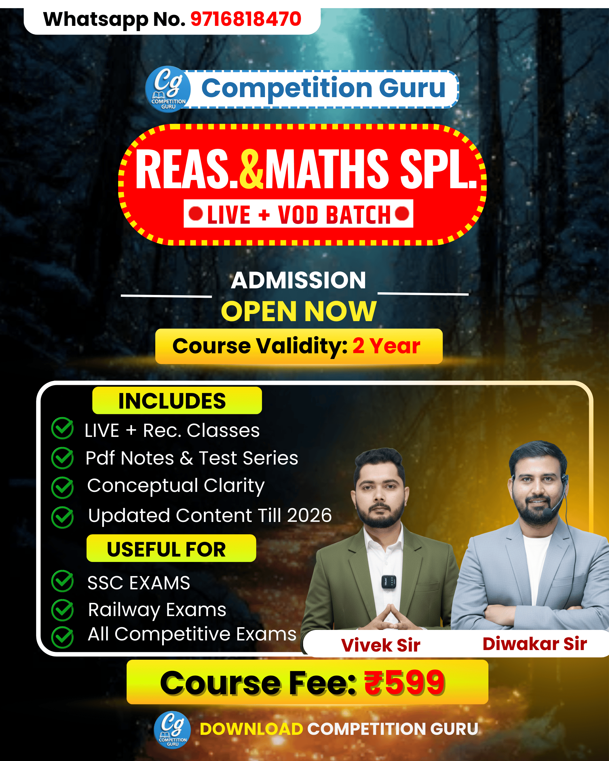 REASONING & MATHS SPL.