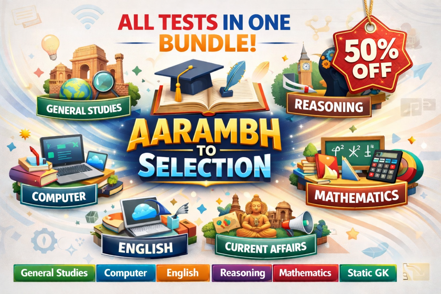 Aarambh to Selection Test Series