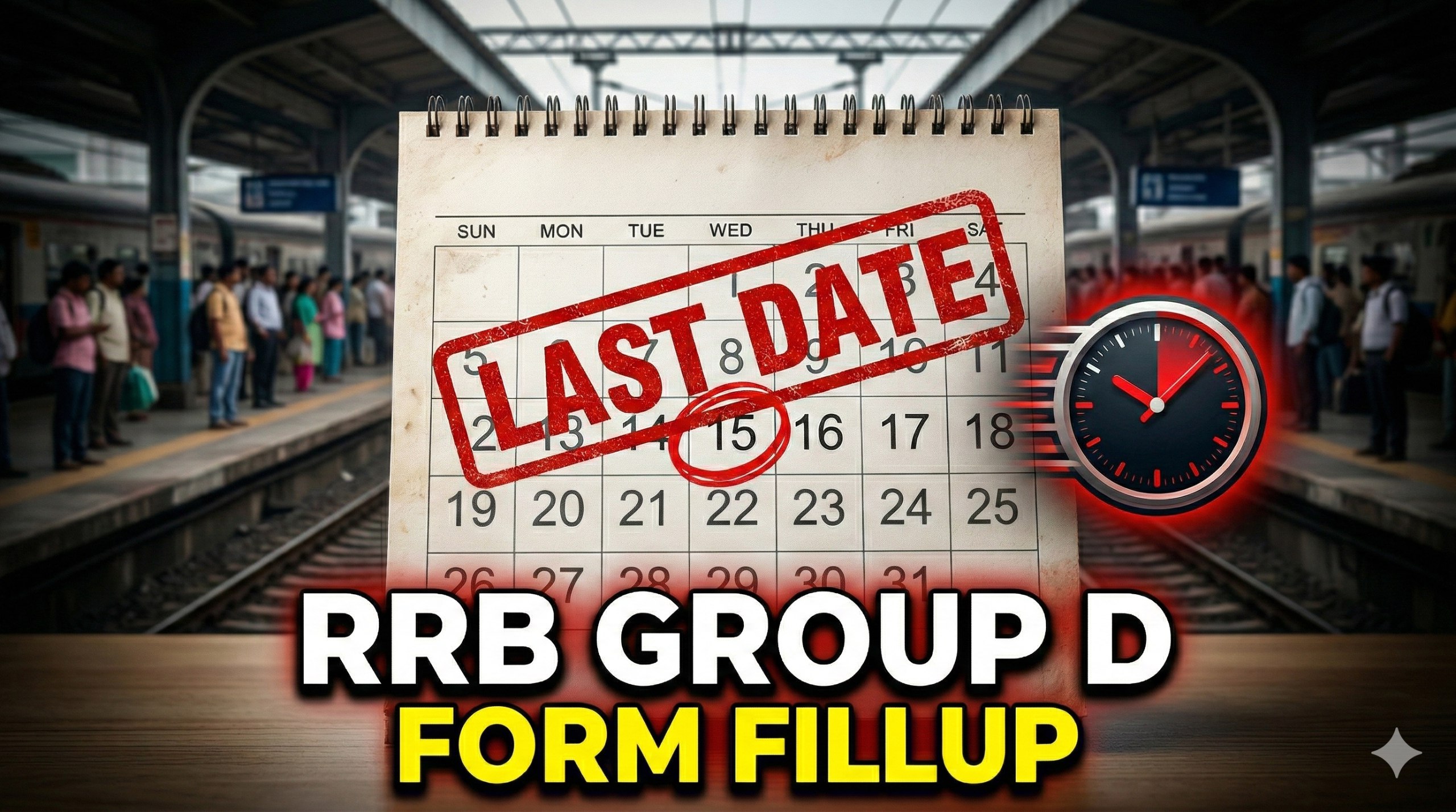 📢RRB GROUP D NEW UPDATE ‼