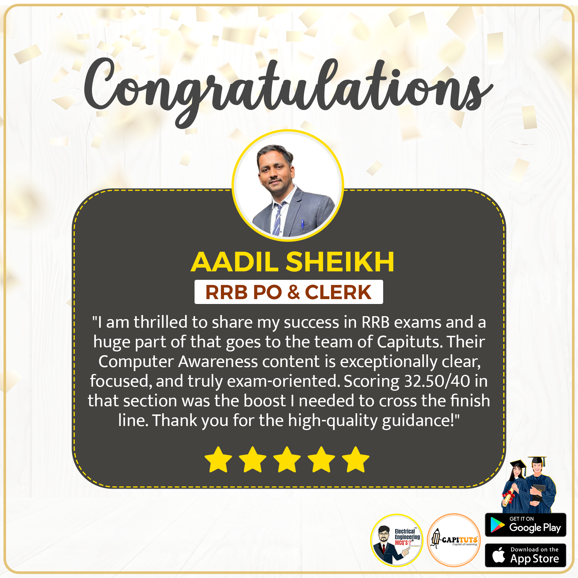 Congratulationa Aadil 🏆