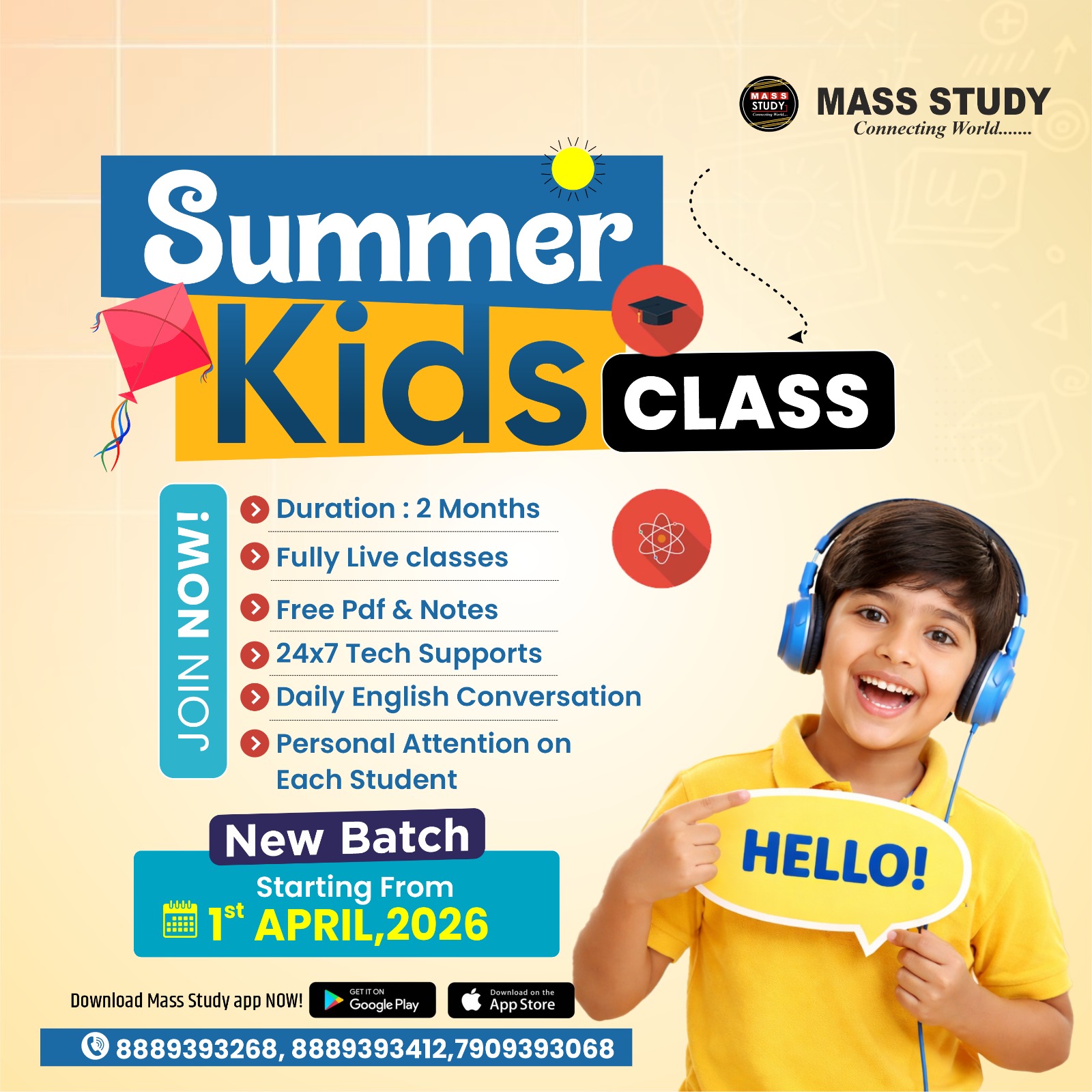 📅 New Batch Start From 1st April