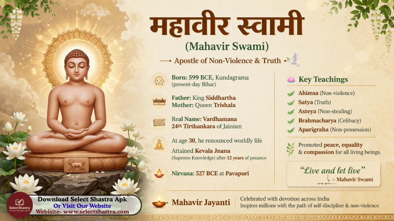 ЁЯХКя╕П Mahavir Swami: Learn Non-Violence & Truth