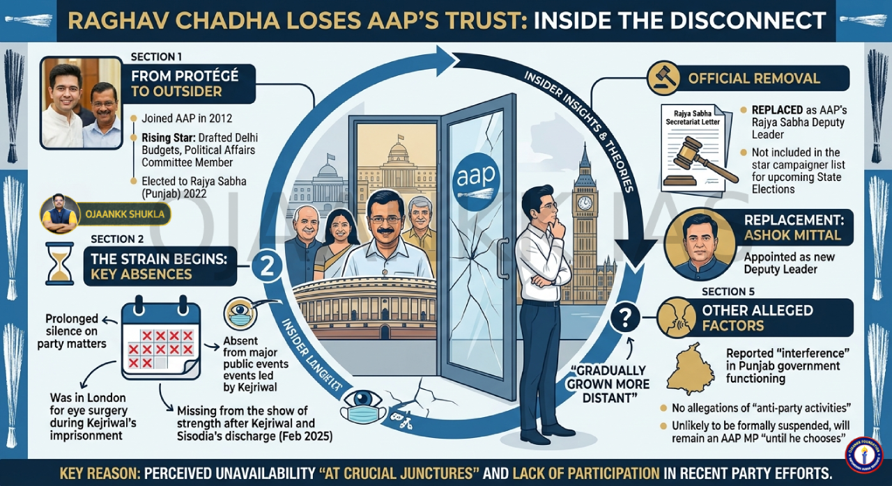 The Raghav Chadha-AAP Disconnect