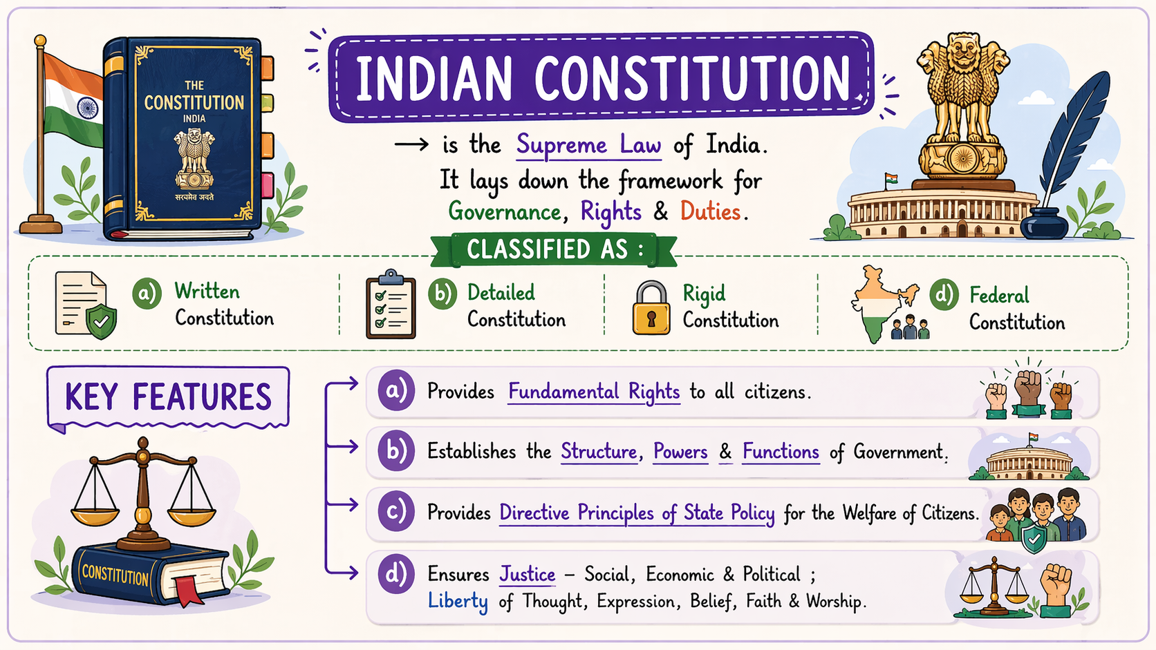 What is Indian Constitution 