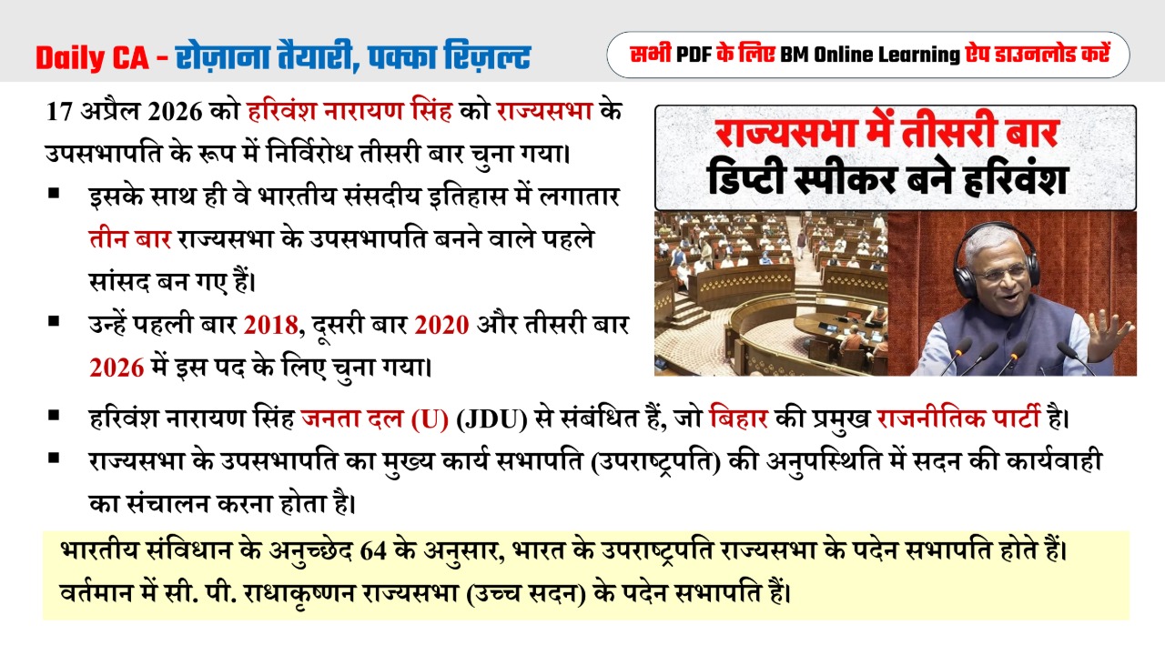 भारत के पहले–पहले (संवैधानिक पदों पर)