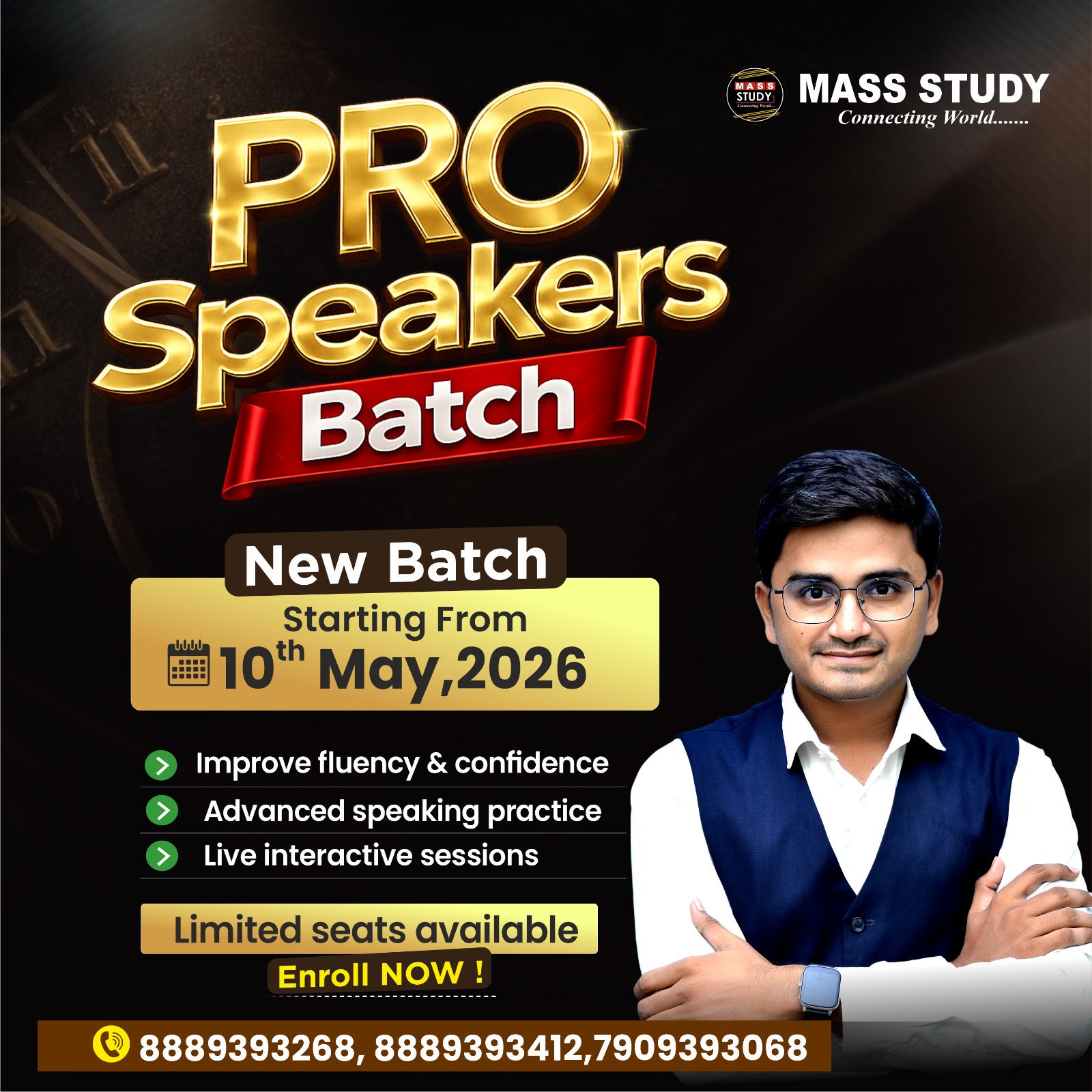 Pro Speaker's New Batch Starts From 10th Of May 