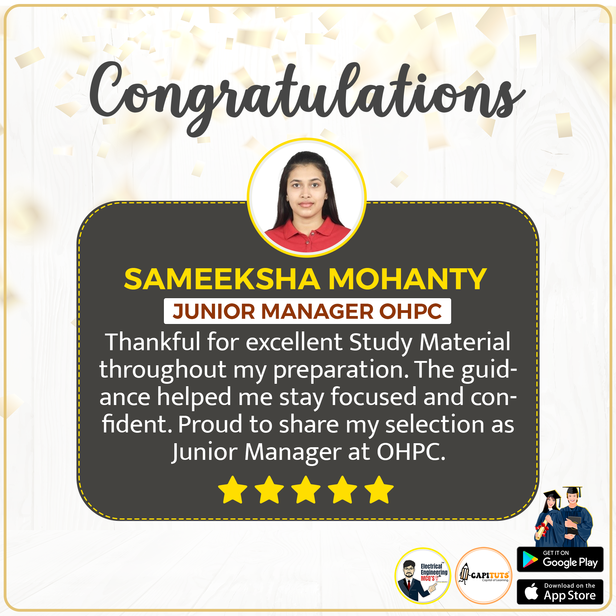 Congratulations Sameeksha💐