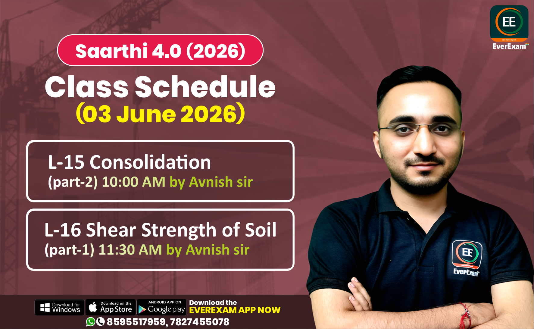 👉🏻 03 June 2026 🚨 Class Schedule Alert – SAARTHI 4.0 (Batch 2026)