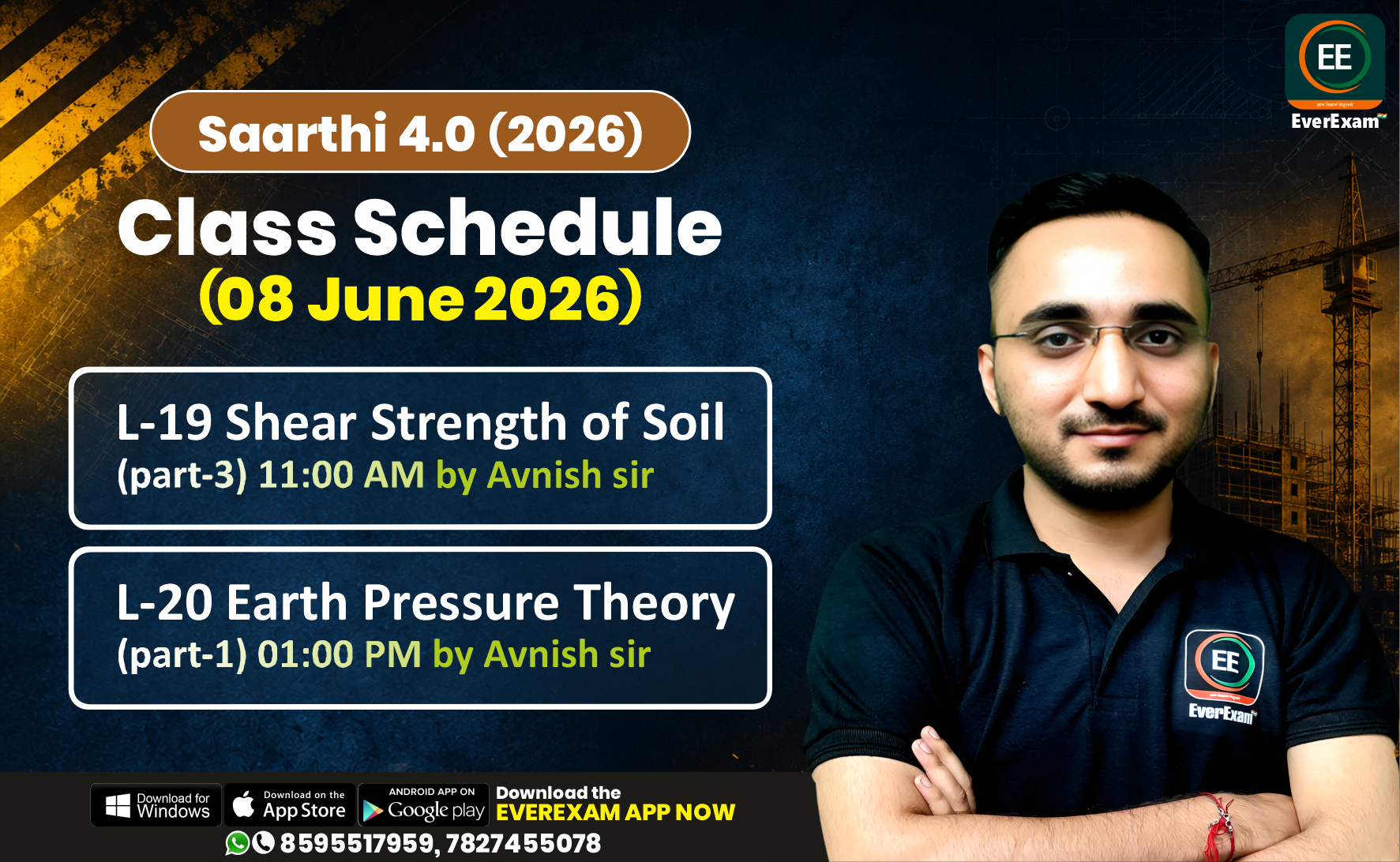 👉🏻 08 June 2026 🚨 Class Schedule Alert – SAARTHI 4.0 (Batch 2026)
