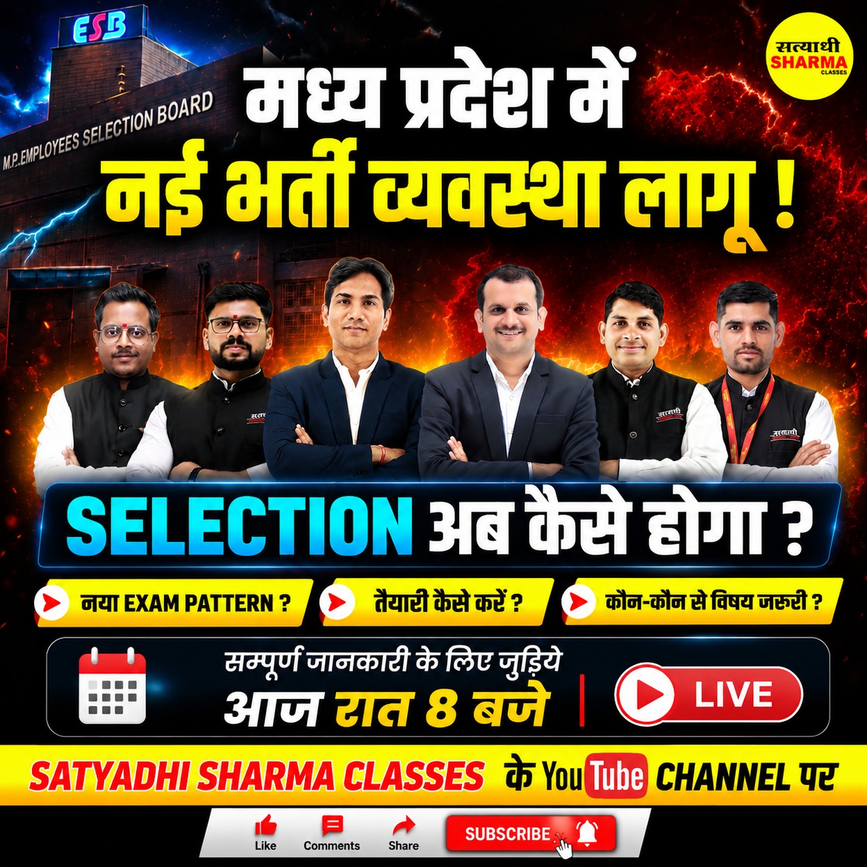 🚨 मध्य प्रदेश के युवाओं के लिए बड़ी खबर! MPESB में नई भर्ती व्यवस्था लागू होने जा रही  है — अब आपको तैयारी की दिशा बदलना ज़रूरी है!