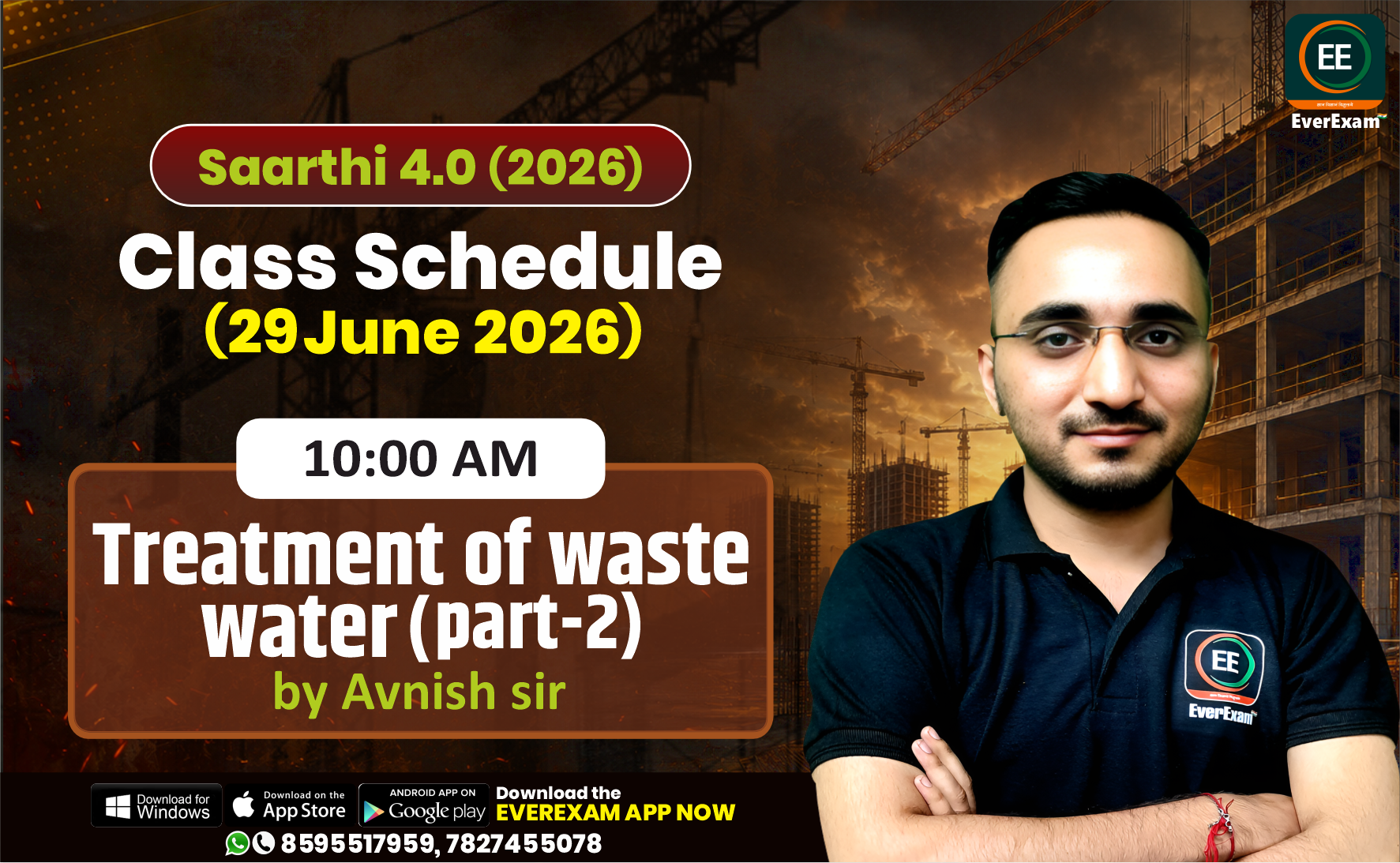 👉🏻 29 June 2026 🚨 Class Schedule Alert – SAARTHI 4.0 (Batch 2026)