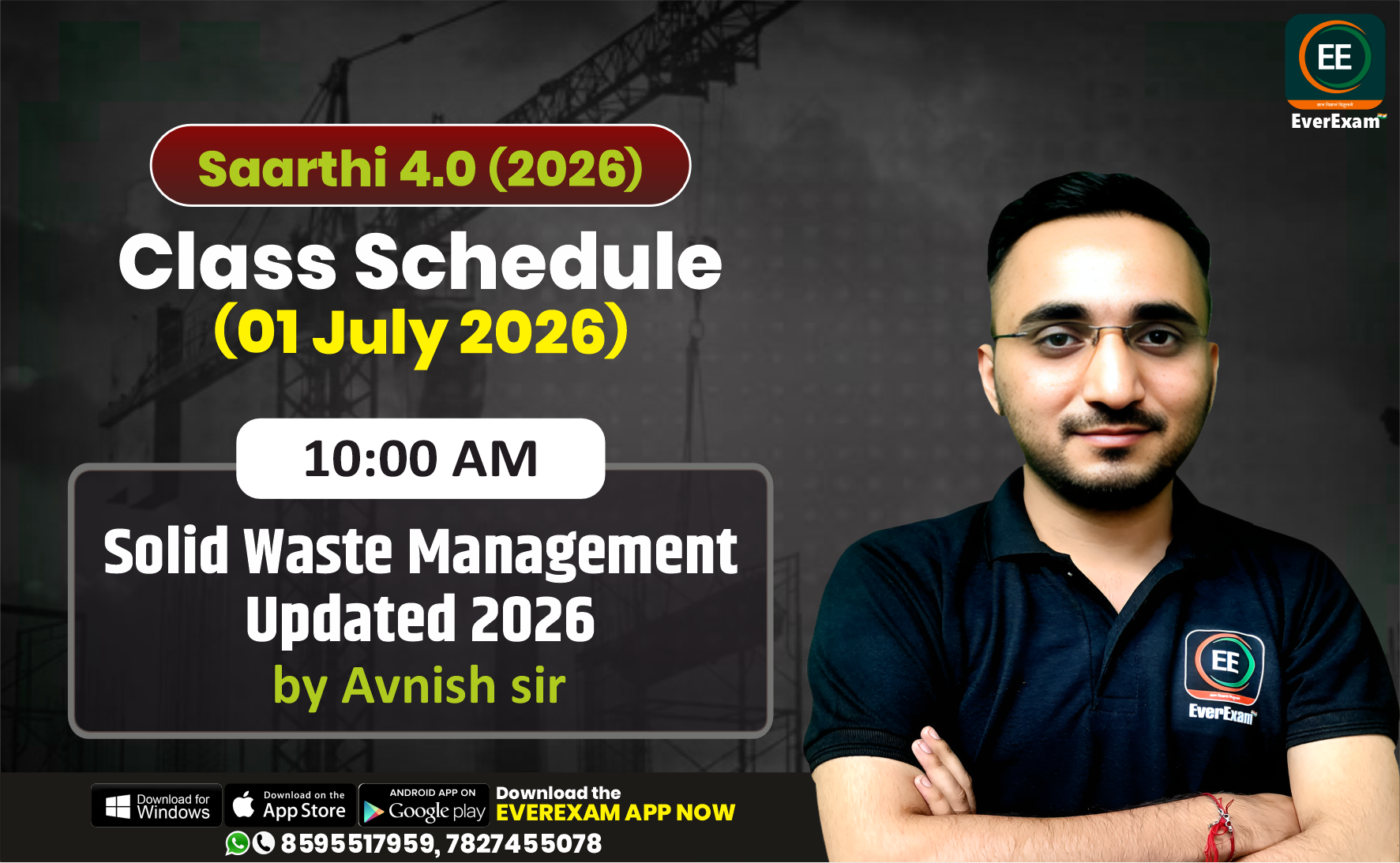 👉🏻 01 July 2026 🚨 Class Schedule Alert – SAARTHI 4.0 (Batch 2026)