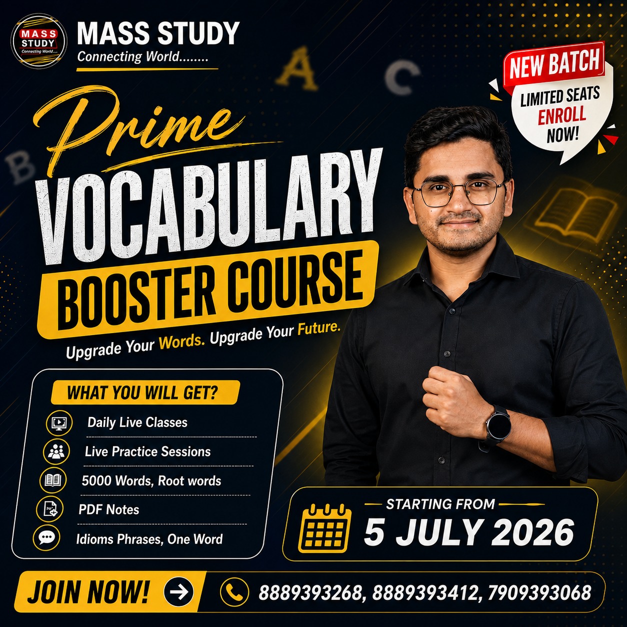 Prime Vocabulary Booster Course!