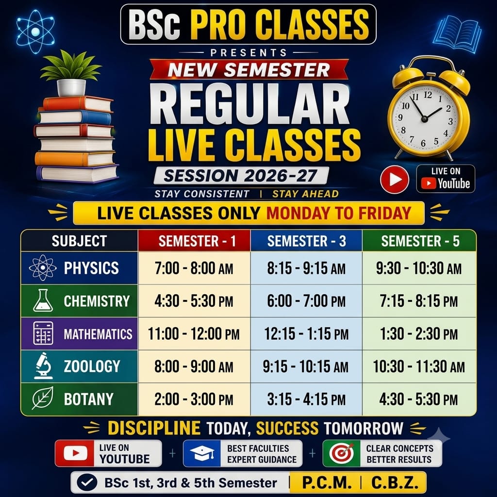 LIVE CLASSES NEW TIME TABLE ✅