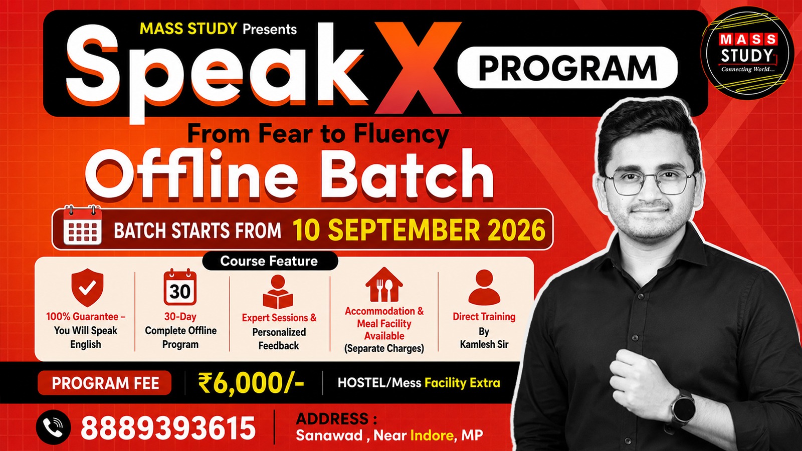 Speak X Offline Classes