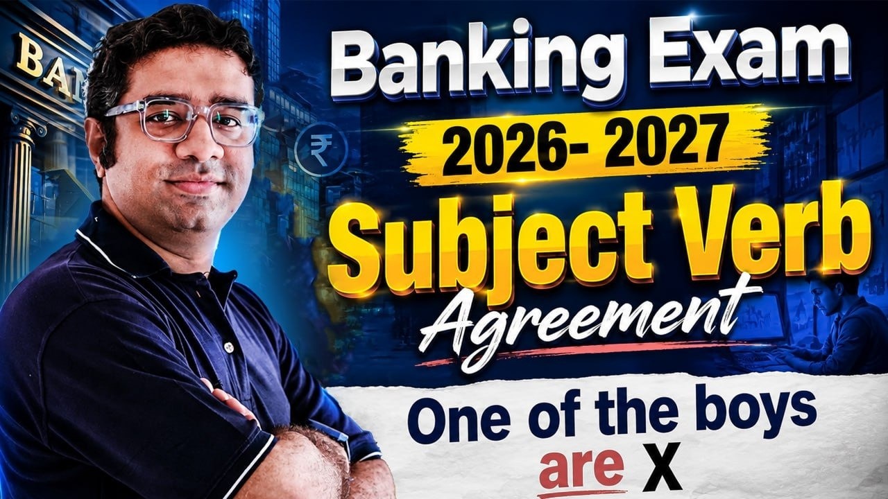  🎯 Bank Exams 2026 | Complete English Grammar Preparation for SBI, IBPS & RRB!