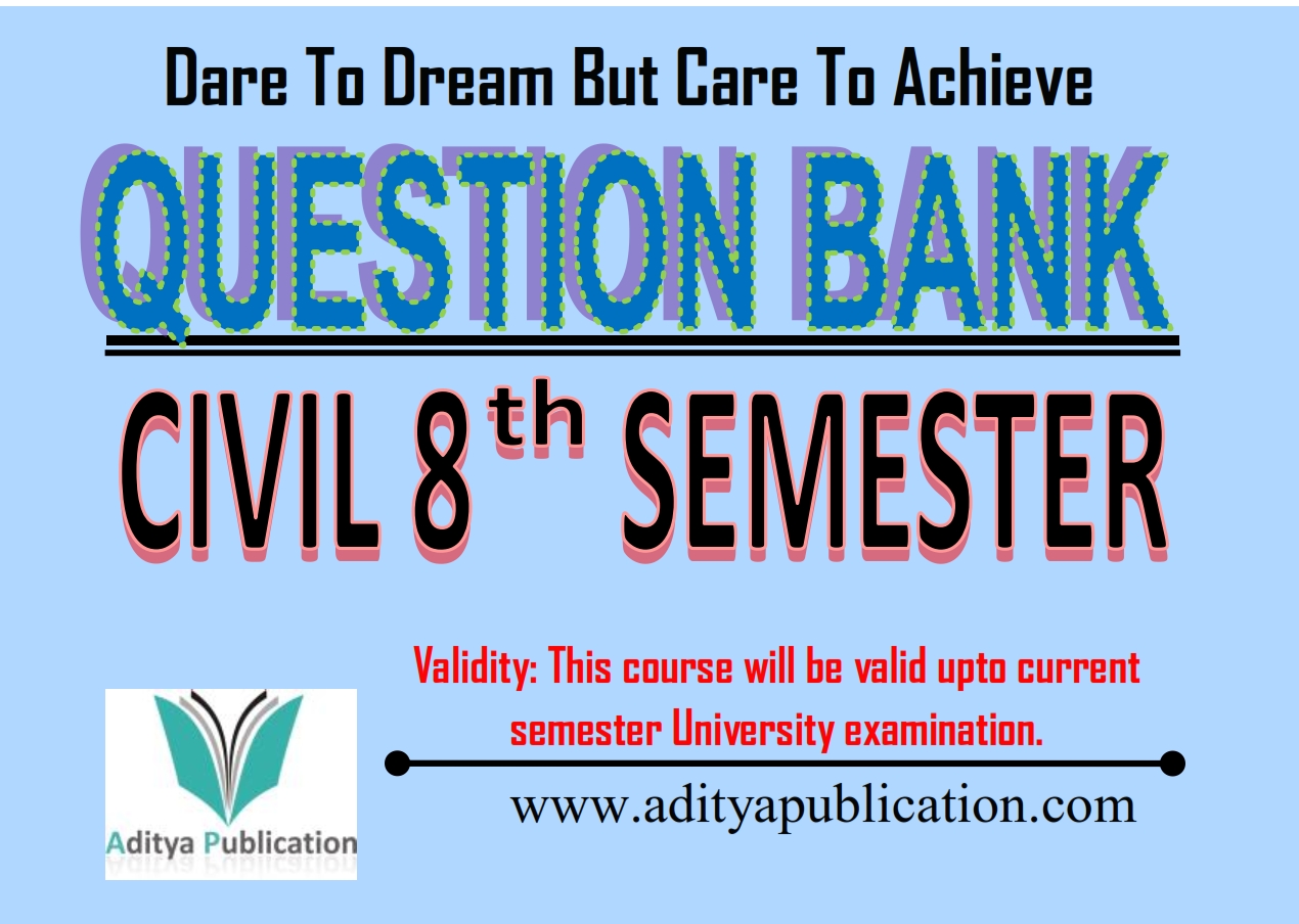 CIVIL 8th Semester Question Bank QB CIVIL8