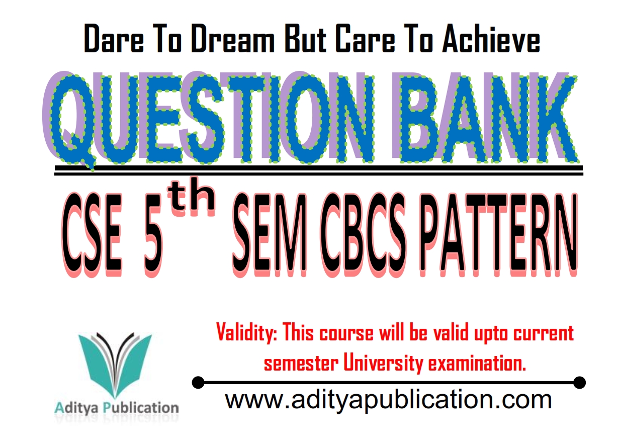 CSE 5th Semester Question Bank QB CSE5