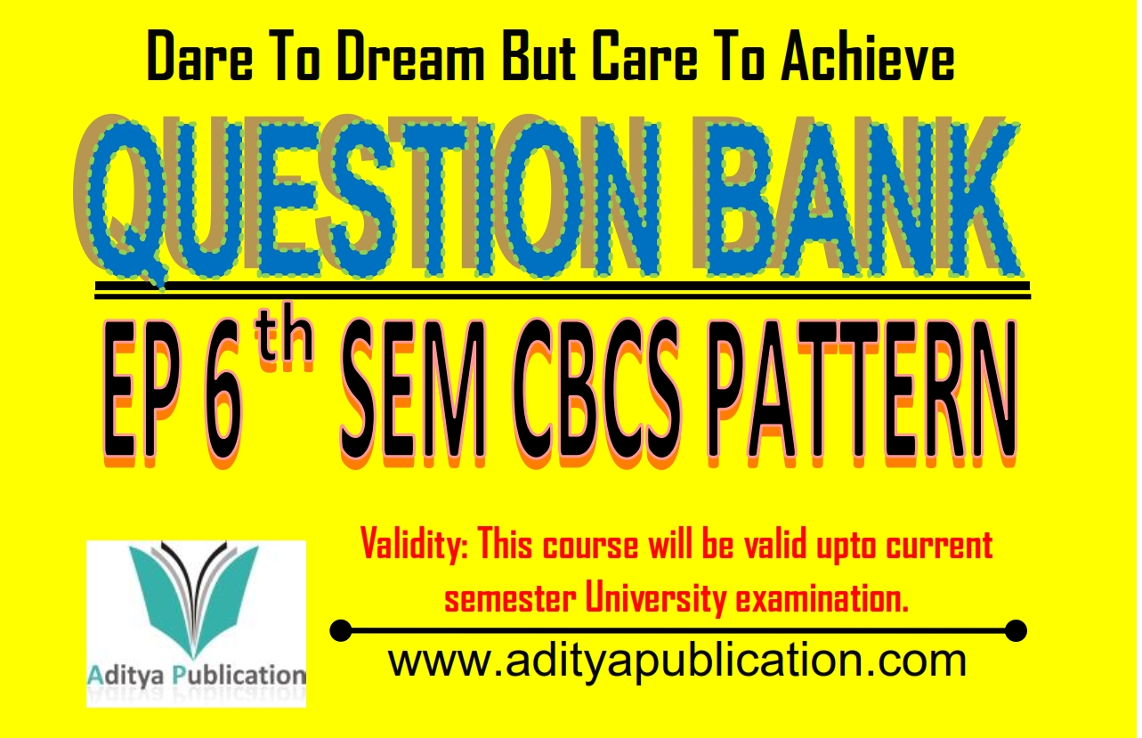 Electrical Power 6th Semester Question Bank QB EP6