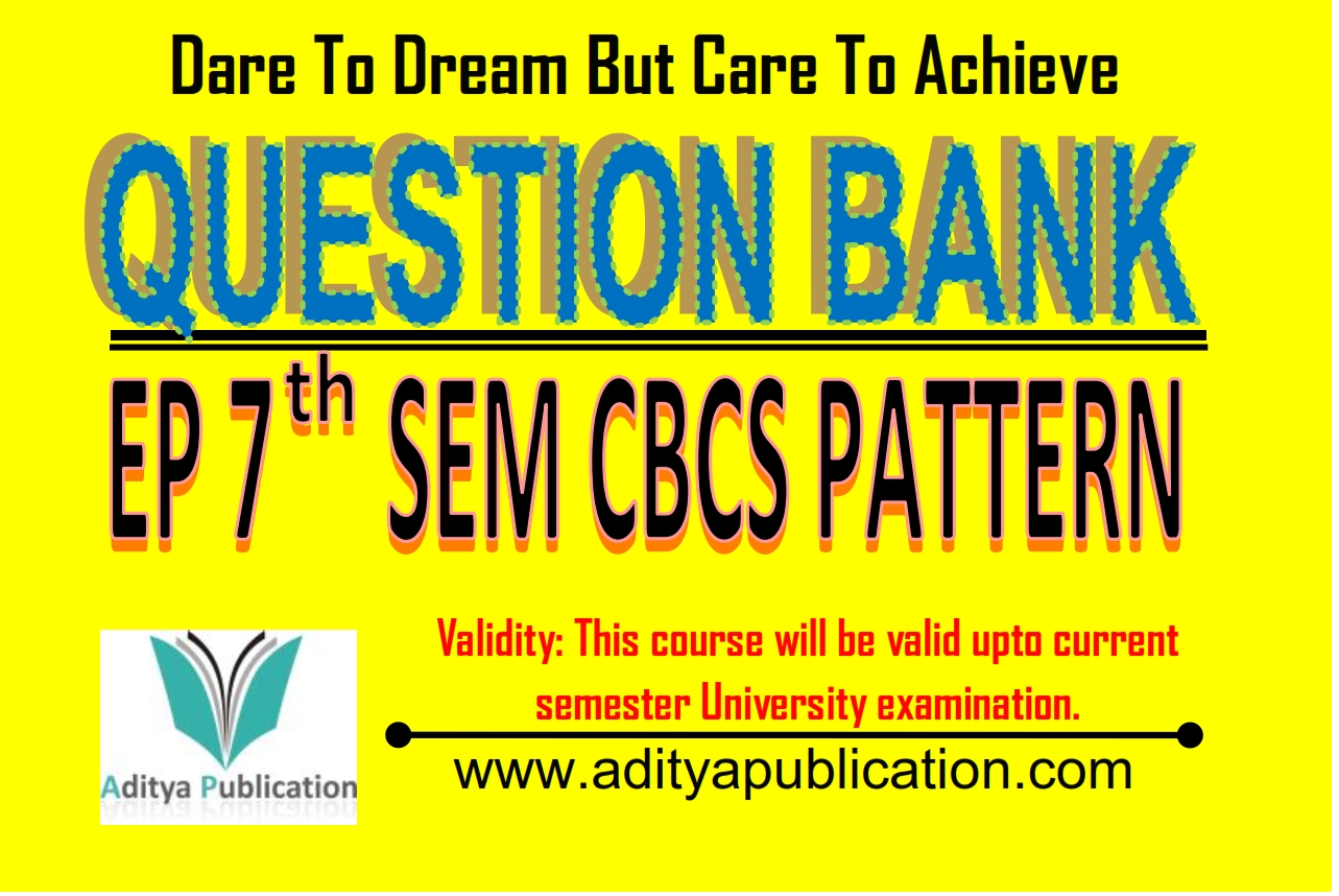 Electrical Power 7th Semester Question Bank QB EP7