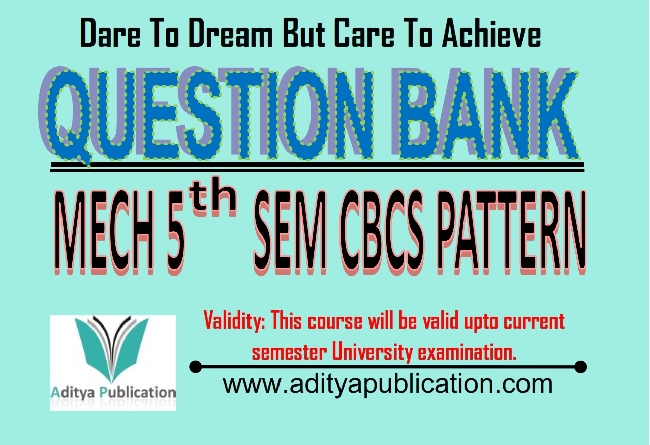 Mechanical 5th Semester Question Bank QB MECH5