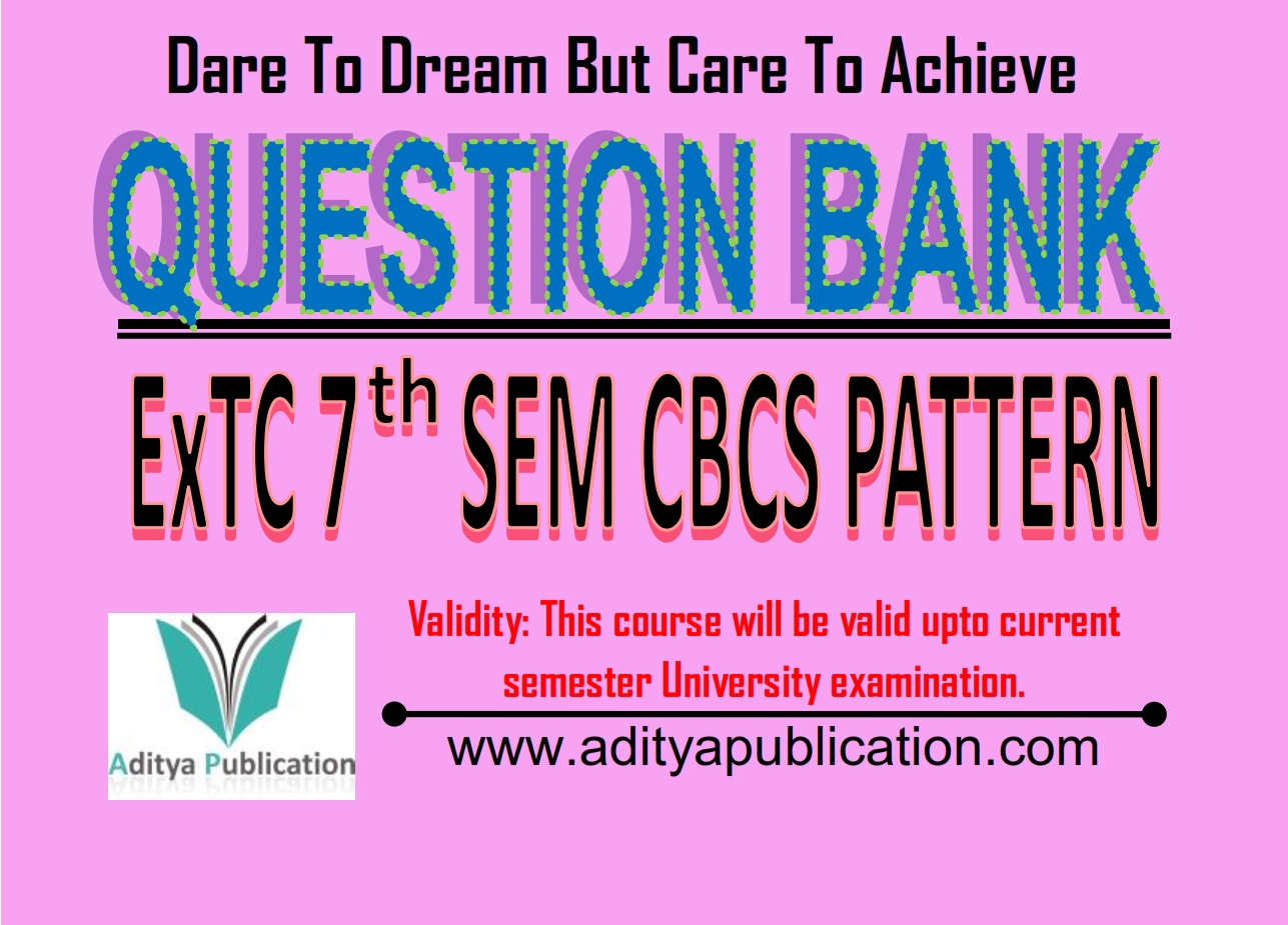 ExTC 7th Semester Question Bank QB ExTC7