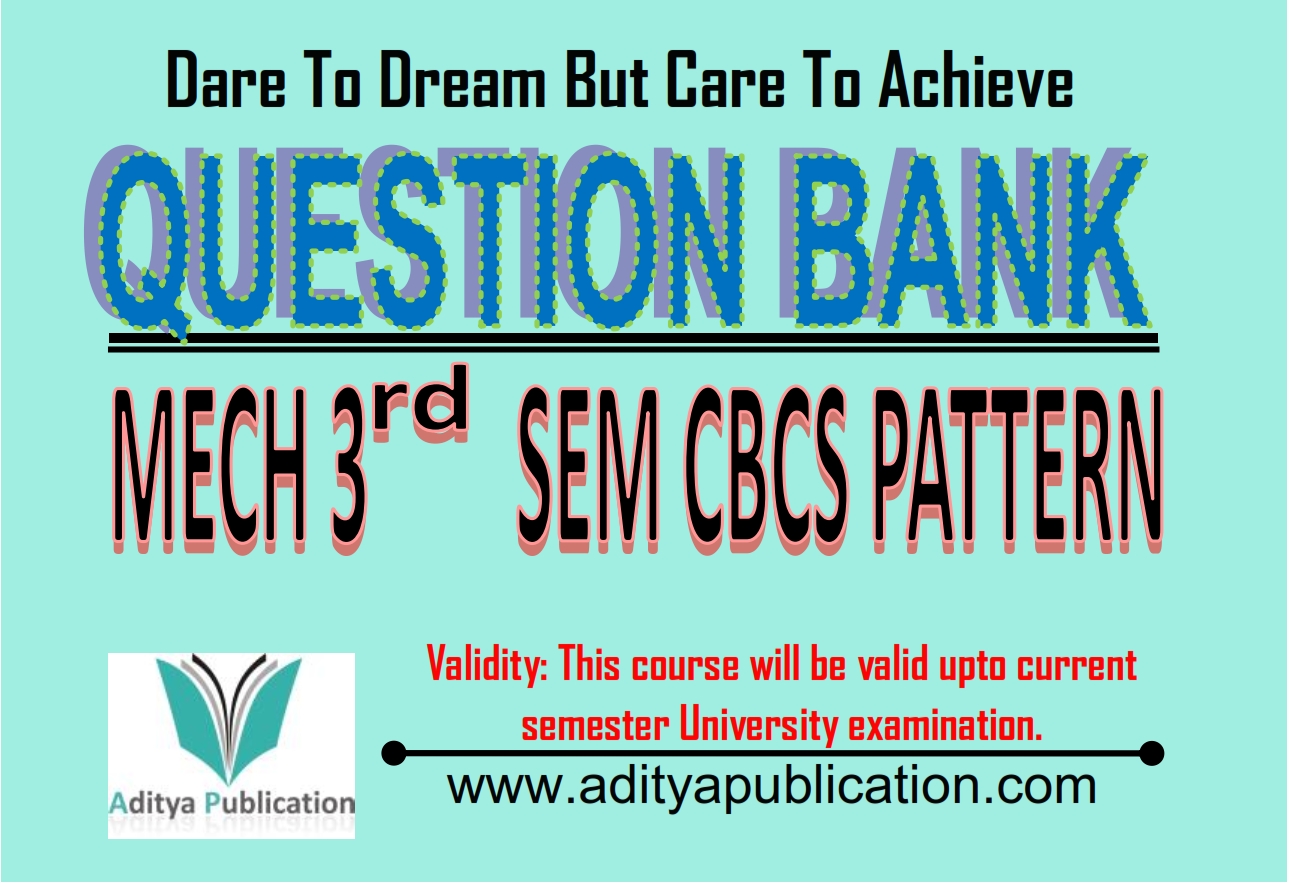 Mechanical 3rd Semester Question Bank QB MECH3