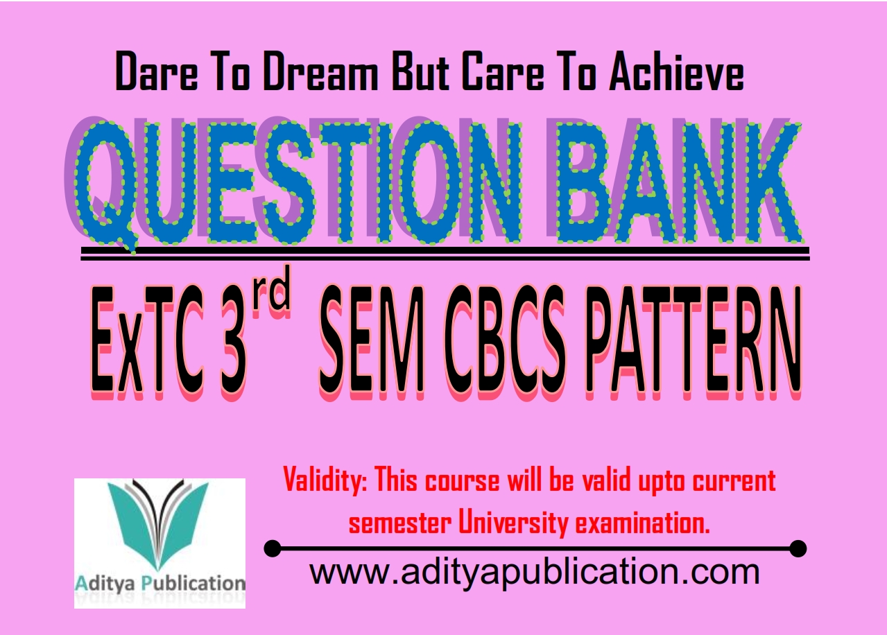 ExTC 3rd Semester Question Bank QB ExTC3