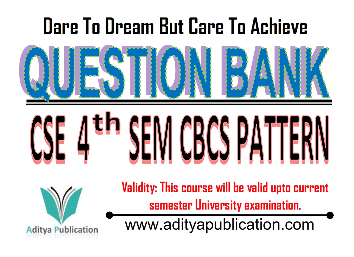 CSE 4th Semester Question Bank QB CSE4