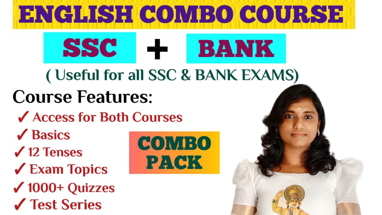 ENGLISH COMBO COURSE - SSC & BANK EXAMS. 